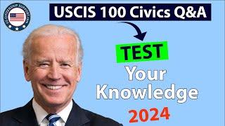 100 Civics Questions & Answers for the US Citizenship Test IN ORDER