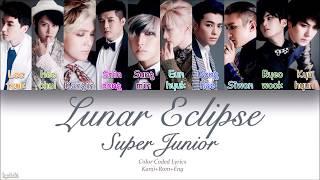 Super Junior (スーパージュニア) – Lunar Eclipse (月蝕) (Color Coded Lyrics) [Kanji/Rom/Eng]