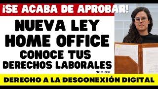 HOME OFFICE. NUEVA LEY Conoce tus derechos laborales y horarios