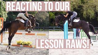 Reacting to Our Lesson! | Equestrian Prep