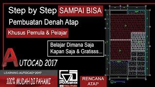 Membuat Denah Rencana Atap di Autocad dengan Mudah