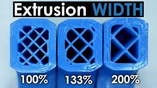 Extrusion Width - The magic parameter for strong 3D prints?