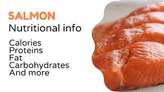 Salmon benefits and nutrition facts (calories, fats, proteins, carbohydrates, and more) - NUTRIDATA