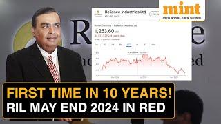 Reliance Shares Set to End 2024 in the Red: First Negative Returns in a Decade