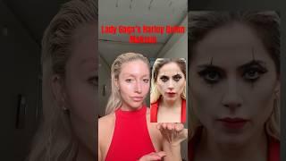 Transforming into Lady Gaga’s Harley Quinn for Halloween  #halloweenmakeuplook #ladygaga