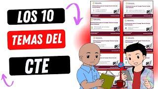 LOS 10 TEMAS DEL CONSEJO TÉCNICO ESCOLAR