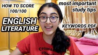 #45  How to score 100/100 in ICSE Class 10 English Literature | Keywords PDF