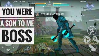 LEVEL 3 BOSS BATTLE BEAT SARGE SHADOW FIGHT 3 / shadow fight 3 how to defeat sarge 