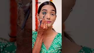 Indian Festive Makeup Look for Mehendi Function | Smokey Eye Glam Look | Nykaa #Shorts