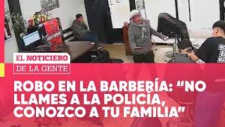 Un DELINCUENTE ROBÓ en una BARBERÍA y AMENAZÓ al EMPLEADO del LOCAL #ElNotidelaGente