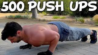 Doing 500 Push Ups in 1 Workout