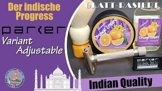 PARKER VARIANT ║ Der indische Progress / Rasierhobel / Nassrasur // GLATT - RASIERT