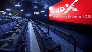 4DX Cinemas Next Generation - Motion Seats, Wind, Fog, Lighting, Bubbles, Water & Scents