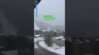 Snowfall Progress Copper Mountain ️#coppermountain #snowfall #pow #skiresorts #rockymountains #usa