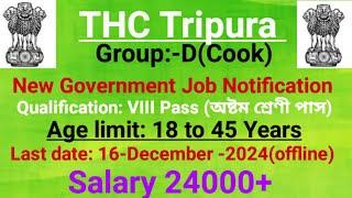 Kwtal(New) Job Advertisement // Group:-D//THC Tripura -2024