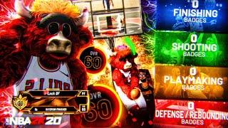 60 OVR MASCOT DOMINATES *NEW* 1V1 COURT EVENT! 60 OVR INTERIOR FINISHER W/ NO BADGES IS UNSTOPPABLE