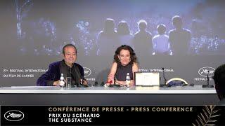 PRIX DU SCENARIO – Press conference – PALMARES – English – Cannes 2024