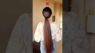 stop doing this Ponytail ️ #hairstyle #hair #pony #shorts #youtubeshorts #shortvideo #hairtutorial