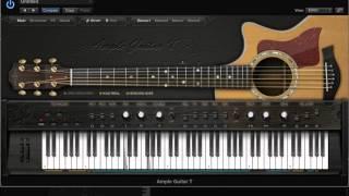 Ample Guitar Taylor 714 Acoustic Guitar Virtual Instrument Sound Demo AGT