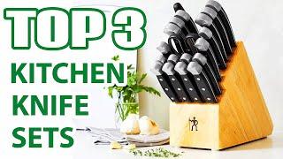 Top 3 Best Kitchen Knife Sets Review on Amazon: Don't Buy Until You Watch This!