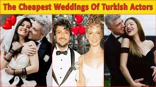 Top 15 The Cheapest Wedding Of Turkish Actors‍️‍‍Turkish Drama | Turkish Series | Turkish Actors