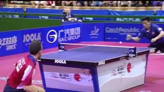 Simon Gauzy - Wong Chun-Ting ITTF WORLD TOUR République Tchèque 2015