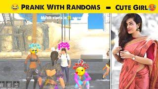 PUBG Lite Cute Girl Gamer Prank with Randoms | Funny Girl Gamer Gameplay in PUBG Mobile Lite