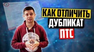 Как отличить дубликат ПТС?