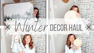 WINTER HOME DECOR HAUL | COZY WINTER DECOR IDEAS | Decorate With Dana