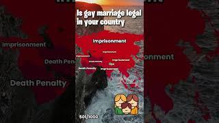 Is gay marriage legal in your country? #geography #mapping #asia #lgbt #map #islam #christianity