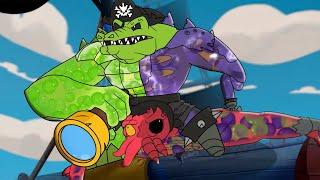 The Pirate King! | Goo Jit Zu | Cartoons For Kids