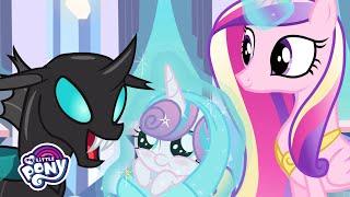 Princess Cadance Extends Thorax a Hoof of Friendship