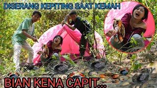 KESERUAN#61 | Camping dihutan bian nangis dic4pit kepiting??