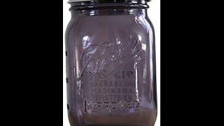 purple mason ball jar 16oz pint