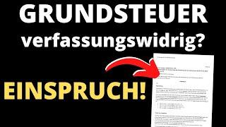 Grundsteuer Einspruch einlegen mit Begründung [Muster, Vorlage, Widerspruch, verfassungswidrig]