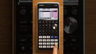 [Casio fx-CG50 tutorials] entering a Matrix #shorts