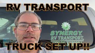 RV TRANSPORTING TRUCK SETUP-RVSWAT