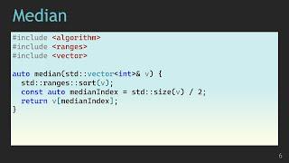 Evolution of a Median Algorithm in C++ - Pete Isensee - CppCon 2023