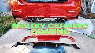 $69 Dollar DIY Ceramic Coating and NEW Carbon Rear Diffuser M4