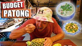 CHEAP day in PHUKET | Patong beach budget Thai food day