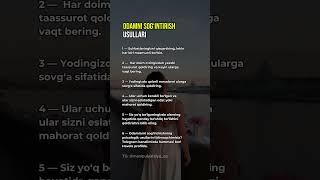 ODAMNI SOG‘INTIRISH USULLARI #psixologiyasirlari #psixologiya