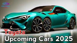 Toyota Upcoming Cars 2025 - Finally Revealed | Urban Rides Hub