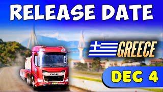 ETS2 Greece Map DLC - RELEASE DATE Officially Announced!