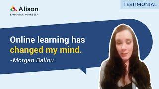 Alison’s Free Online Courses are Worth It | Testimonial by Alison Graduate Morgan Ballou