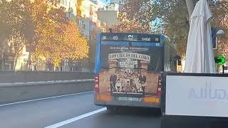 Here is the Emt bus 5468 on the C1 in Madrid Wednesday 25 December 2024