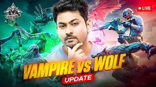 LIVE - NEW UPDATE 3.4 VAMPIRE VS WOLF #pubgmobile #shortslive