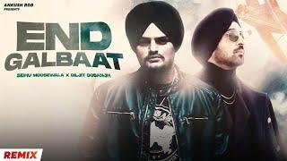 Sidhumoosewala x Diljit Dosanjh | END GAL BAAT (Drill Mix)  | Ankush Rdb | New punjabi songs 2022