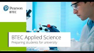 How BTEC Applied Science prepares students for university