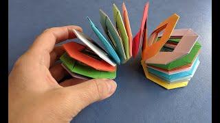 Слинки из бумаги. Пружинка оригами своими руками. How to make a paper Slinky