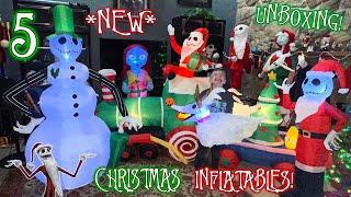 Unboxing 5 New Nightmare Before Christmas Inflatables!